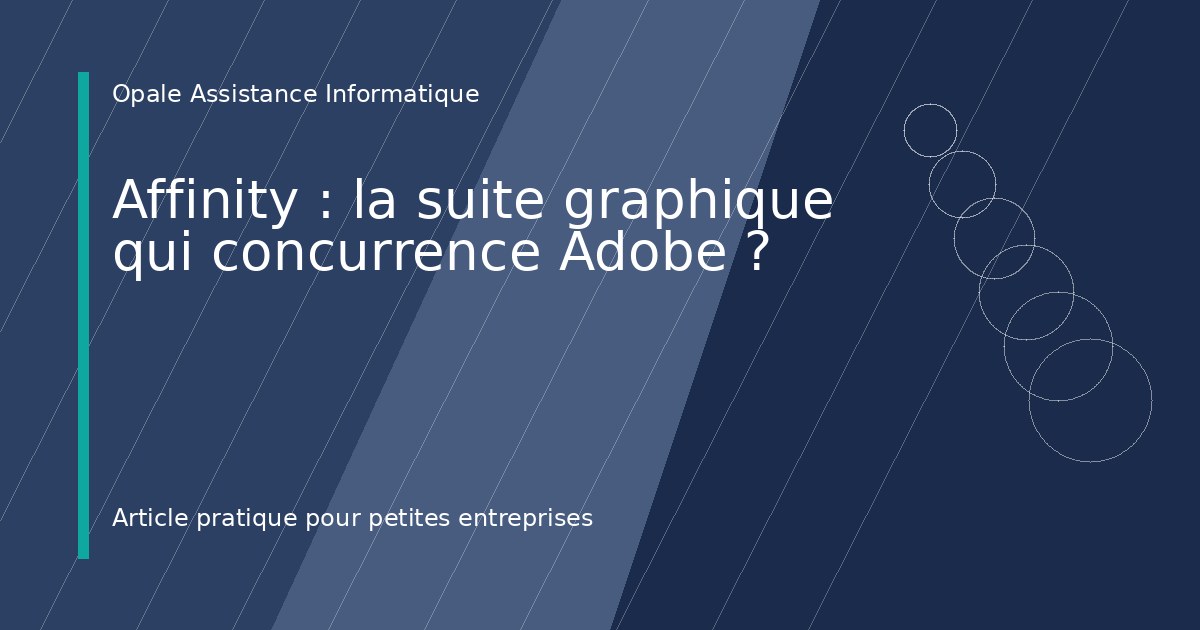 Illustration de l'article : Affinity : la suite graphique qui concurrence Adobe ?