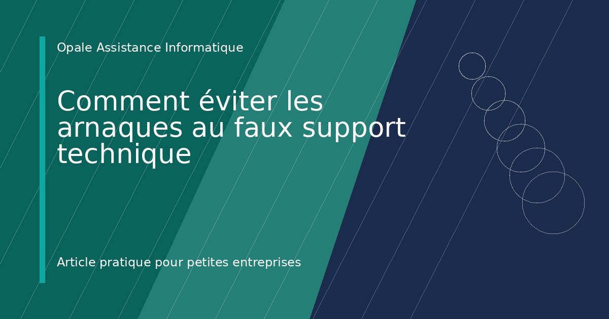 Illustration de l'article : Comment éviter les arnaques au faux support technique