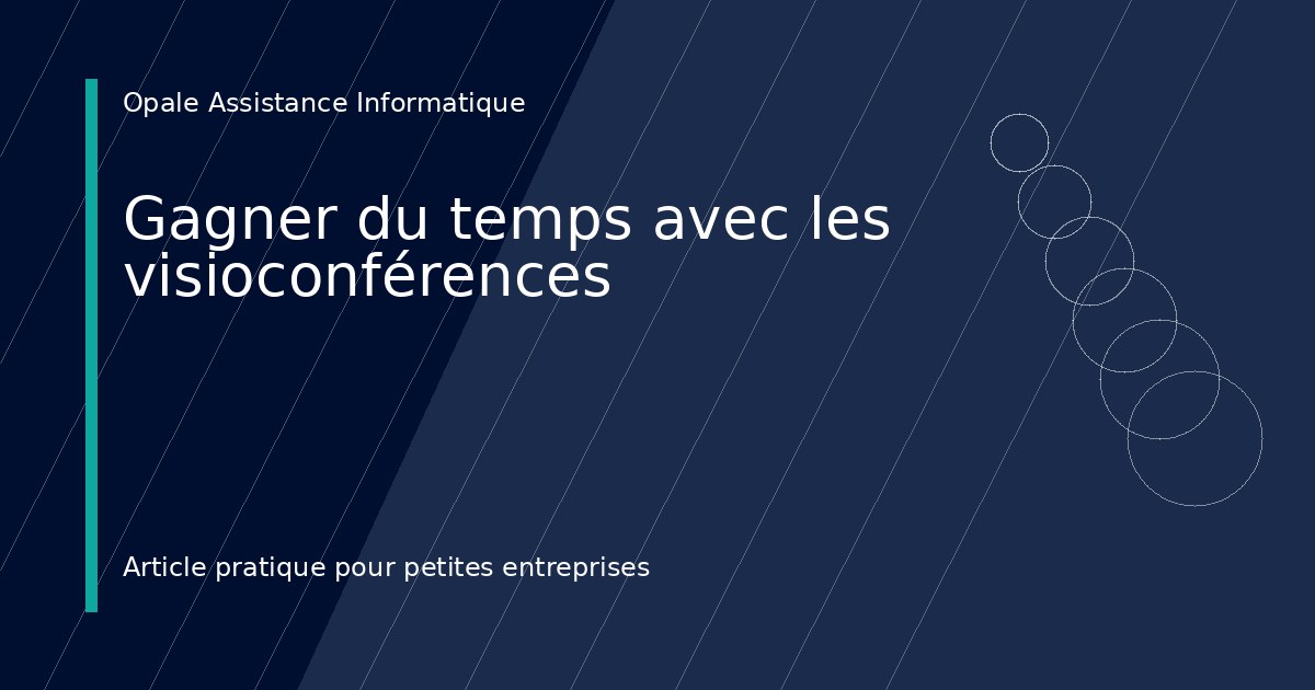 Illustration de l'article : Gagner du temps avec les visioconférences