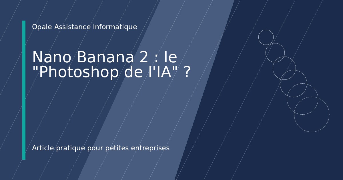 Illustration de l'article : Nano Banana 2 : le "Photoshop de l'IA" ?