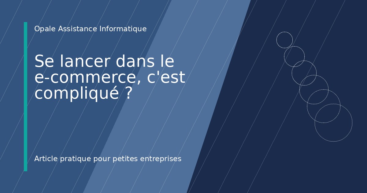 Illustration de l'article : Se lancer dans le e-commerce, c'est compliqué ?